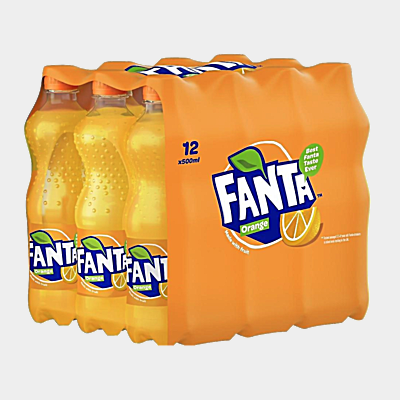 Fanta Orange Drink (Bottle Case 12X500ml)